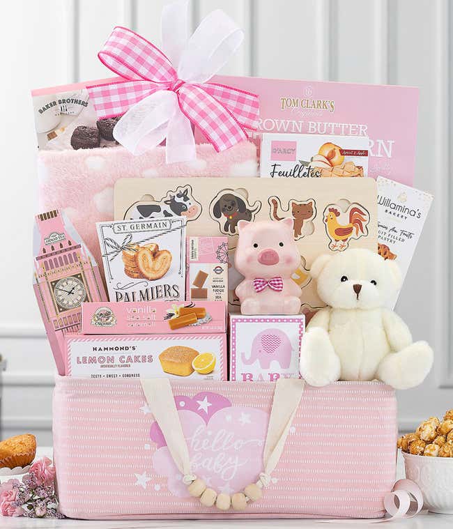 Precious Baby Girl Gift Basket