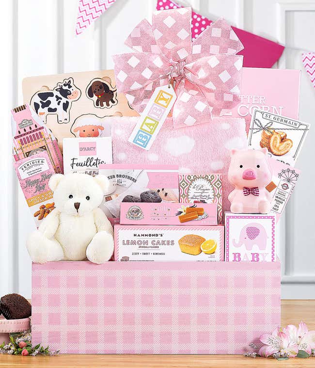 Sweetest New Baby Gift Box - Pink